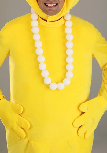 Vista 7 de Disfraz de Hipopótamo Amarillo de Hungry Hungry Hippos para Adultos Multicolor