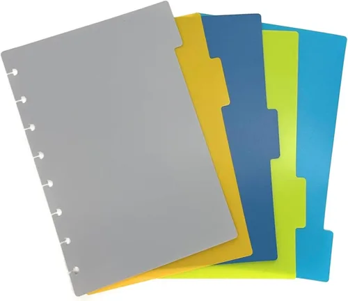 Vista 3 de Talia Discbound Notebook - Dividers (Junior Size, 5tab Pastel)