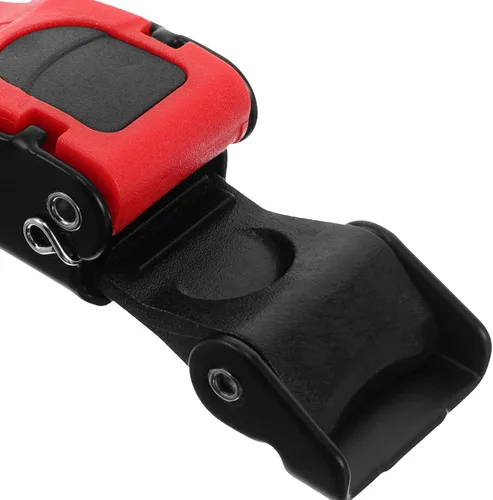 Vista 6 de Hebilla de casco de liberación para cascos de motocicleta, construcción de hierro ABS de nailon, cierre de presión fácil y ajuste accesorio