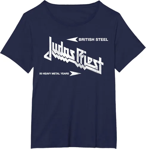 Vista 12 de Judas Priest Camiseta British Steel Negro
