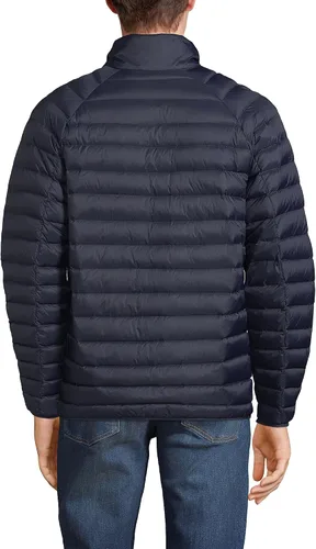 Vista 2 de Lands' End Chaqueta de plumón con capucha ultraligera y plegable para hombre