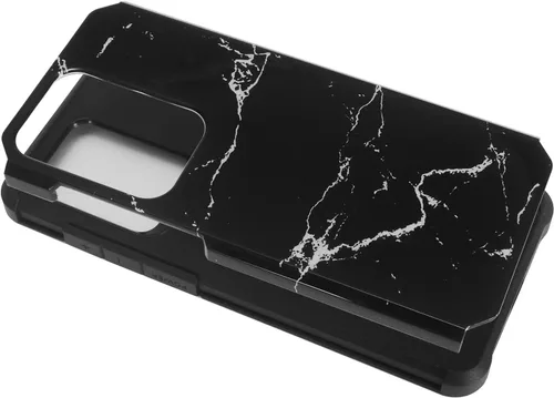 Vista 2 de Para Samsung Galaxy S20 Ultra 6.9" (SM-G988) - Funda para teléfono con imagen a prueba de golpes - AD1 mármol negro Mármol negro AD1