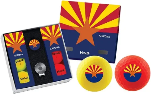 Vista 14 de Volvik Vivid City, State, Country Edition Golf Ball Gift Sets