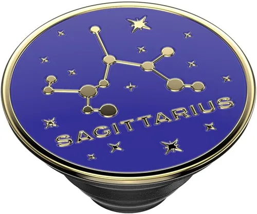 Vista 4 de PopSockets Agarre adhesivo para teléfono, soporte, soporte para teléfono, esmalte - Saggitarius