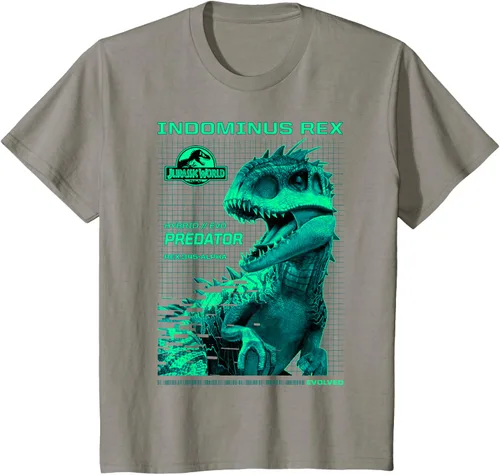 Vista 35 de Jurassic World Indominus Rex Hybrid Predator T-Shirt Small Negro