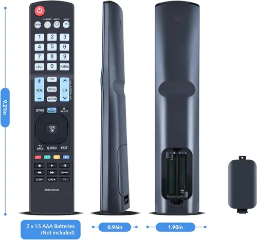 Vista 5 de PZL AKB74455416 Reemplazo para control remoto LG TV 65LF6300 42LF6500 43LF6300 32LF595B 43LF5900 49LF5900 55LF5950 50LF5800 55LF5800 32LF. 580B