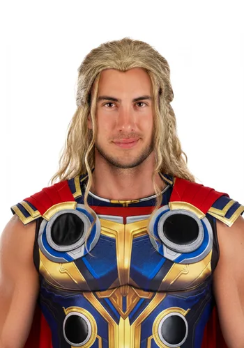 Vista 5 de Disfraz Premium para Hombre de Thor Love and Thunder de Marvel Multicolor