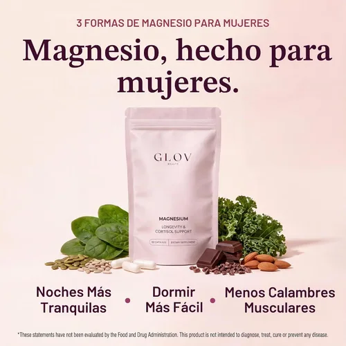 Vista 3 de Glov Beauty Complejo de magnesio con citrato de glicinato L-treonato y malato