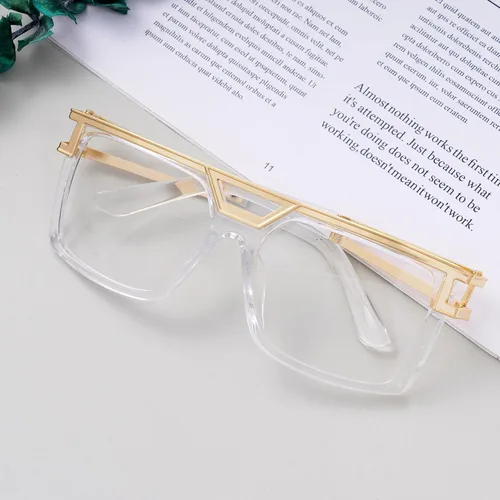 Vista 3 de SUMERSHA Gafas de sol vintage de los años 80 y 90, gafas de rapero hip hop vintage para hombres y mujeres, accesorio de disfraz hippie retro
