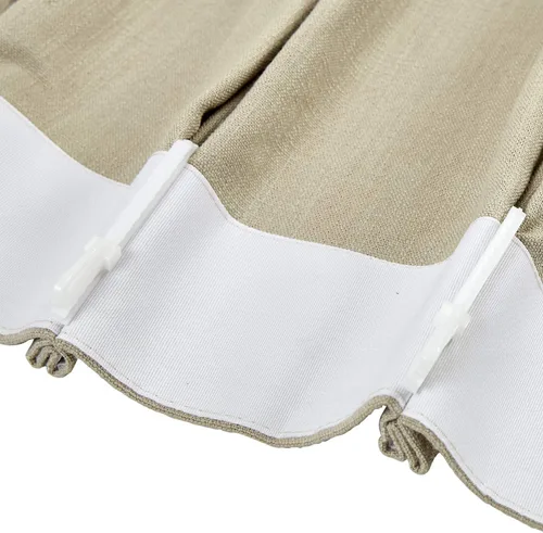 Vista 145 de Frelement Cortinas plisadas de lino de algodón de 100 pulgadas de ancho y 102 pulgadas de largo, cortinas con reducción de ruido para sala