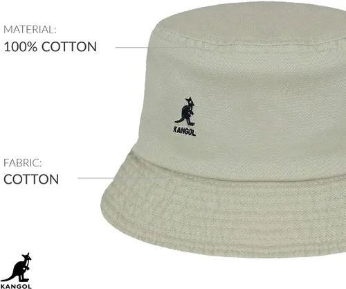 Vista 2 de Kangol Women's Washed Cotton Bucket Hat