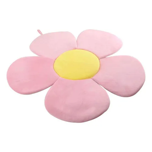 Vista 2 de Cojín de baño para bebé, cojín de loto, pétalo de bañera, tapete para bañera para recién nacido, soporte para asiento de bañera, tumbona de flores