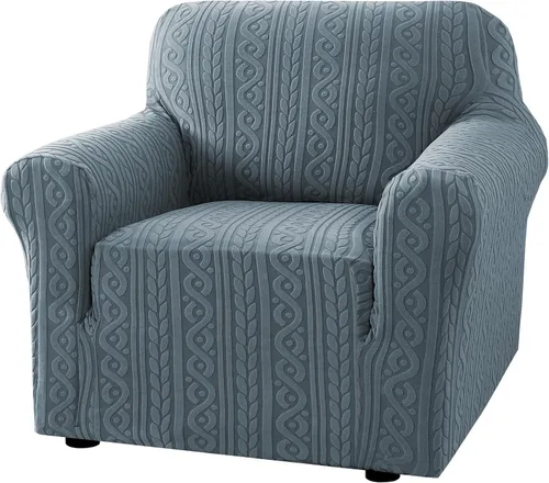Vista 22 de H.VERSAILTEX - Fundas de silla de 1 pieza, fundas elásticas para sofá lavables, antideslizantes, suaves, para mascotas, fundas para sofá de mejora