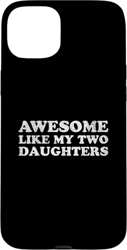 Vista 9 de Awesome Like My Two Daughters for Funny Mom Dad Parent Case for iPhone XR