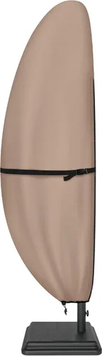 Vista 10 de ULTCOVER Cubierta de Sombrilla de Patio 600D Impermeable para Exteriores - Se Adapta a Sombrillas de Mercado de 7-10 Pies, Negro Negro-Mercado