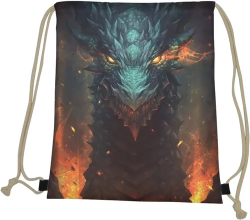 Vista 3 de Amzbeauty Mochila deportiva con cordón de tiburón de camuflaje, bolsa de viaje para gimnasio, regalo para mujeres, hombres, niños y niñas, A33, Suave
