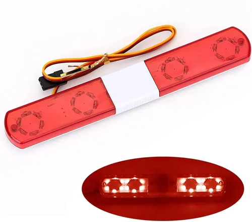 Vista 23 de 2 luces LED ultra brillantes de policía, lámpara estroboscópica de flash giratorio, 5 modos para 1/8 1/10 1/14 RC coche extinción de incendios