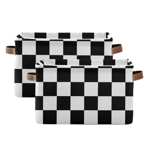 Vista 19 de Emelivor ABC - Contenedor de almacenamiento plegable con asa rectangular impermeable ABC Dinosaurios cesta para almacenamiento cubo organizador