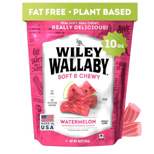 Vista 11 de Wiley Wallaby Fresa, sandía, manzana, variedad de regaliz, 10 onzas
