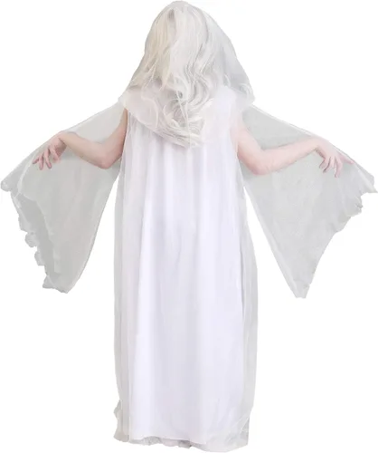 Vista 4 de Disfraz de fantasma encantador para niñas vestido fantasma