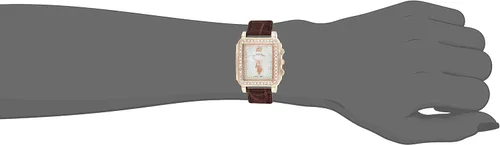 Vista 4 de US Polo Assn Reloj de visualización usc42014Analog Cuarzo Japonés café para Mujer