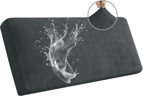 Vista 30 de Easy-Going - Fundas impermeables para cojines de sofá y sofás, funda de asiento de sofá de jacquard elástico de repuesto para perros, mascotas