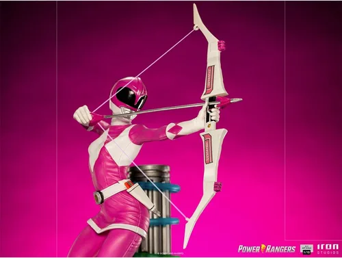 Vista 8 de Iron Studios - Mighty Morphin Power Rangers - Escala de arte BDS Pink Ranger 1/10