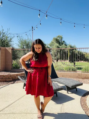 Vista 5 de GRECERELLE Vestido de verano casual con volantes halter sin mangas 2024 para mujer