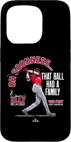 Vista 14 de iPhone 16 That Ball Had a Family Elly De La Cruz Cincinnati MLBPA Case