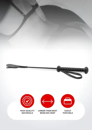 Vista 8 de Sex Whip for Spanking BDSM Flogger 20" Red, Sexy Riding Crop for Adults Bedroom - Sex Toys for Men, Women, Couples