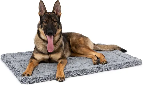 Vista 13 de PELZIN Stoutwool - Cama indestructible para perros, almohadilla mullida a prueba de masticados, almohadilla resistente para masticadores agresivos