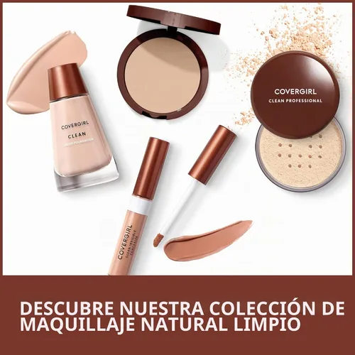 Vista 6 de COVERGIRL Base de Maquillaje Limpia para Piel Normal Marfil 105, 1 onza (el embalaje puede variar)
