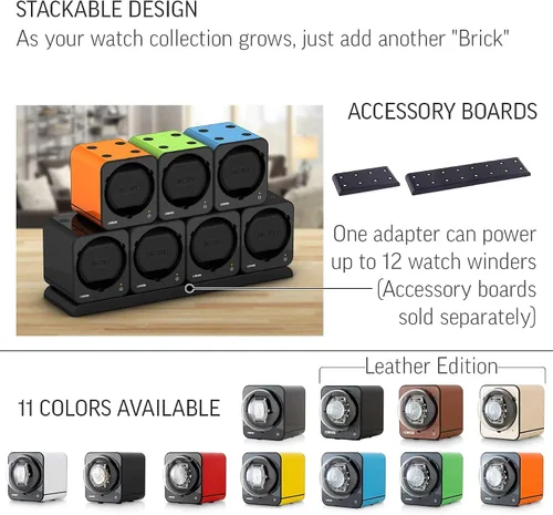Vista 7 de Rebobinador de reloj para relojes automáticos en posición vertical (con adaptador de CA)