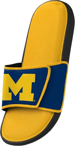 Vista 272 de FOCO Sandalias deportivas de espuma para ducha con logotipo de equipo universitario de la NCAA para hombre