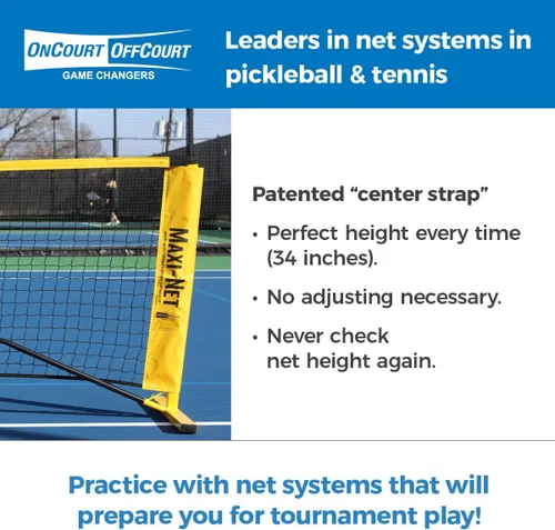 Vista 8 de Maxi-Net - Red de tenis portátil de 18 pies Fiable, duradera y fácil de instalar y desmontar en 2 minutos, no necesita herramientas, altura