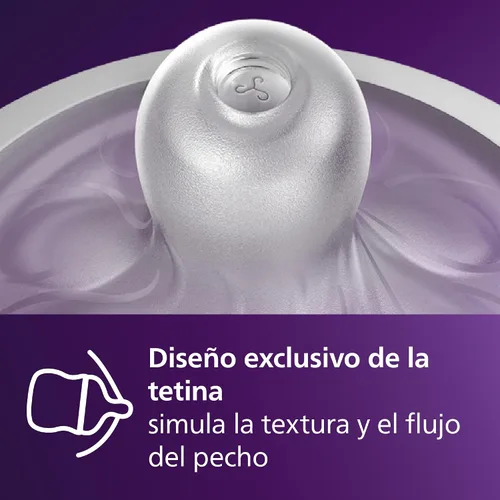 Vista 6 de Philips Avent SCD838/04 - Set de regalo para bebé azul con biberón natural con tetina de respuesta natural y Snuggle