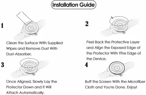 Vista 5 de Superior ZRL 9H 2.5D - Protector de pantalla de cristal templado para Samsung Gear S3