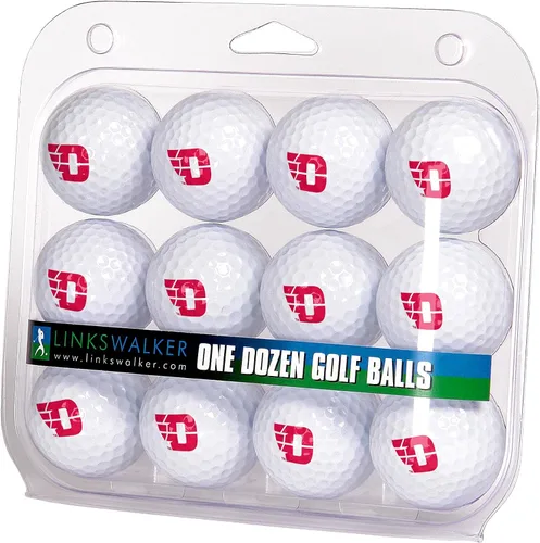 Vista 49 de LinksWalker Bolas de golf universitarias 12 bolas de regalo, tamaño reglamentario, bolas de 2 piezas