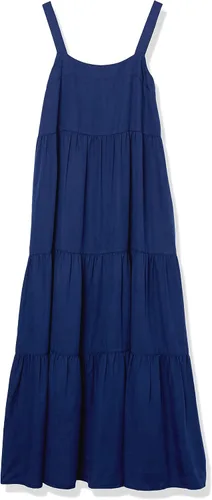 Vista 6 de The Drop - Vestido suelto y largo modelo Britt, maxivestido en capas, para mujer