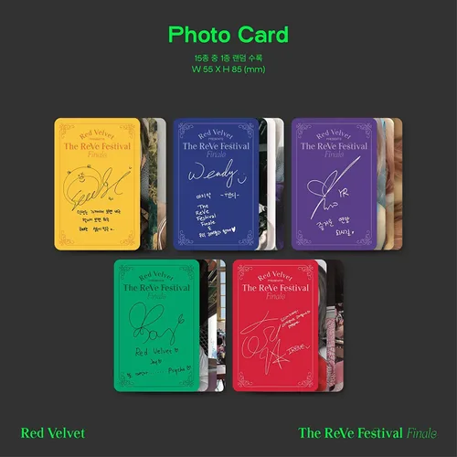 Vista 8 de K-POP [3 regalo] Red Velvet The Reve Festival Finale álbum de reempaquetado [Scrapbook ver] CD+Póster plegado+Tarjeta fotográfica extra+Máscara 3D