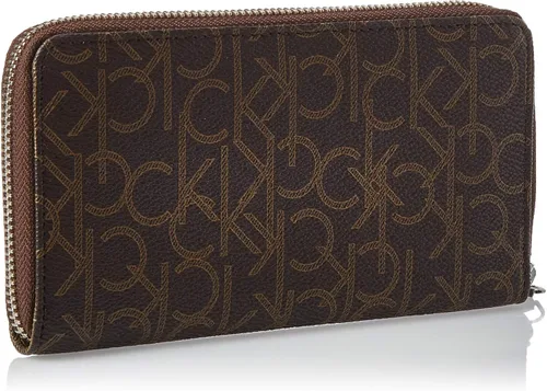 Vista 2 de Calvin Klein CK Logo Printed Zip Continental Long Wallet 79468