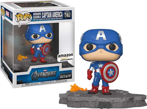 Vista 8 de Funko Pop! Deluxe Marvel: Avengers Assemble Series - Black Widow, exclusivo de Amazon, figura 5 de 6