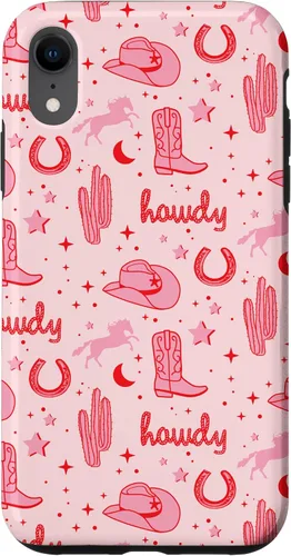 Vista 25 de Funda estética para iPhone 17, diseño de vaquera rosa pastel