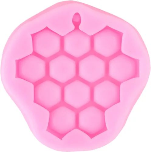 Vista 9 de Molde de silicona para colmena de abeja para decoración de tartas, decoración de cupcakes, pasta de goma de chocolate, arcilla polimérica