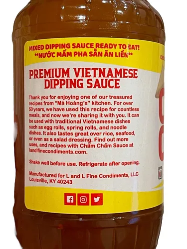 Vista 4 de Cham Cham Sauce (Salsa vietnamita tradicional) (versión de salsa de pescado suave) (16 onzas líquidas)