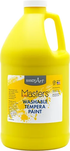 Vista 12 de Handy Art Little Masters - Pintura lavable, 16 onzas, color negro Bright & Mixable, High Opacity, Washable Colors for Classroom, Students, Kids