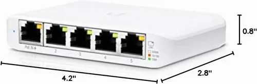 Vista 2 de Conmutador Gigabit compacto de 5 puertos Ubiquiti