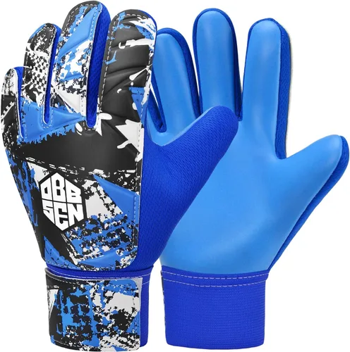 Vista 19 de Guantes de portero de fútbol para niños, jóvenes y adultos, guantes de portero de fútbol de agarre fuerte con protección para los dedos