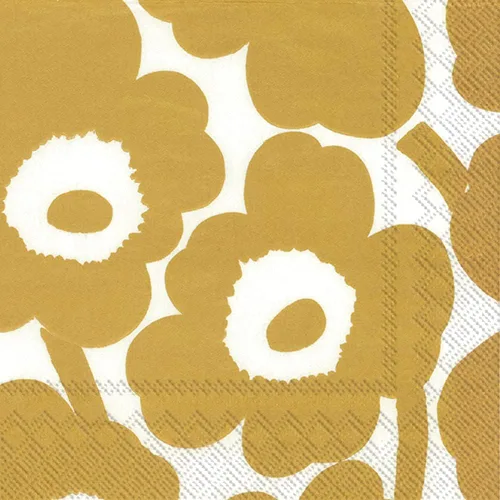 Vista 23 de IHR Ideal Home Range Servilletas de cena Marimekko desechables de 3 capas de papel, 8.5 x 4.5 pulgadas, Juhannustaika, 16