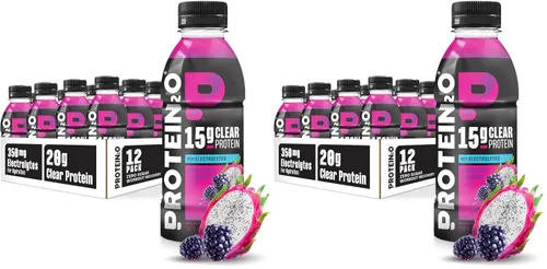 Vista 9 de Protein2o - Bebida a base de agua con infusión de 15 gramos de proteína de suero, sabor cereza, botella de 16.9 oz (paquete de 12)
